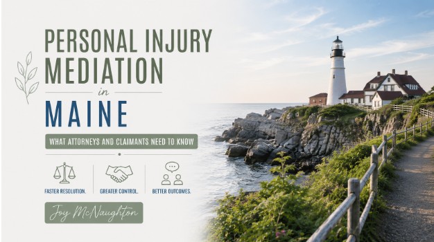 Personal Injury Mediation in Maine: What Attorneys and Claimants Need to Know