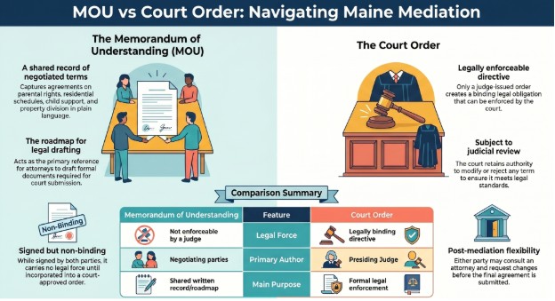 How Does a Memorandum of Understanding Differ from a Court Order?