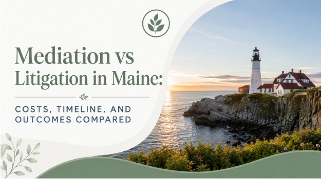 Mediation vs Litigation in Maine: Costs, Timeline, and Outcomes Compared